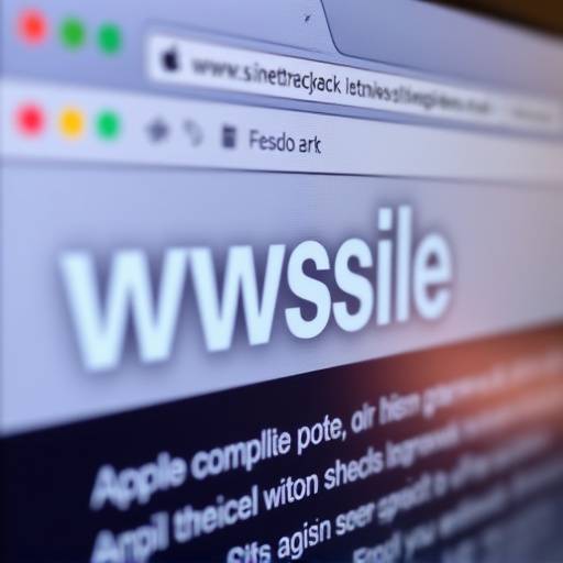Primo piano di uno schermo di computer che mostra un sito web con testo grande e contrasto elevato