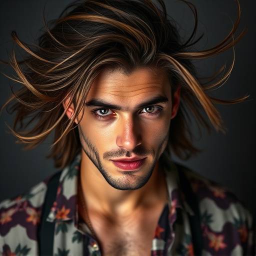 Ritratto dinamico di Luca Neri, fotografo di moda ed eventi dello Studio Splendore.